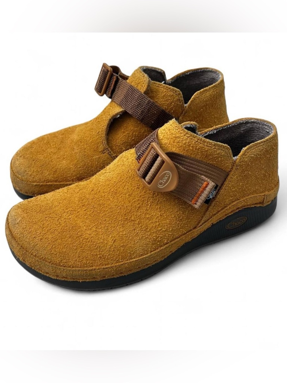 Chaco Mens Paonia Shoe Texture Leather Caramel Slip On Size Men’s 8